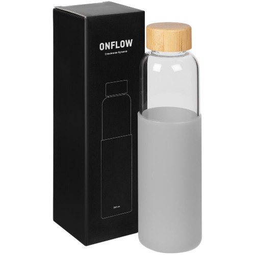 Бутылка для воды Onflow, серая