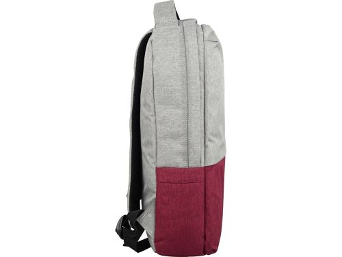 Рюкзак Fiji с отделением для ноутбука, серый/бордовый 208C