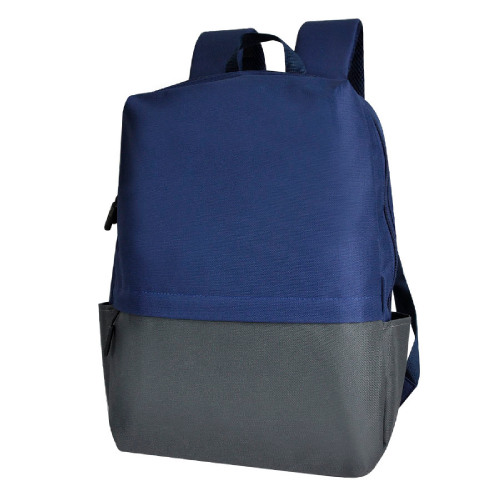 Рюкзак Eclat, синий/серый, 43 x 31 x 10 см, 100% полиэстер 600D (темно-синий, серый)
