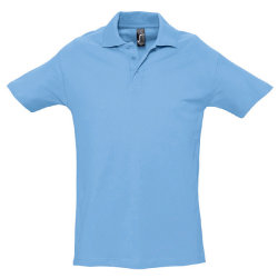 Рубашка поло мужская SPRING II 210 (голубой)