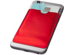 Бумажник для карт с RFID-чипом для смартфона, красный