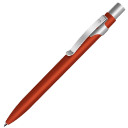 Ручка шариковая ALPHA (красный, серебристый)