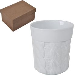 Кружка "Warm" с двойными стенками в подарочной упаковке (белый)