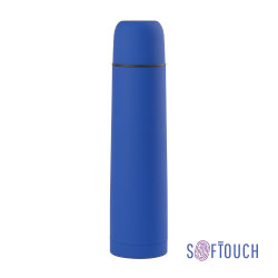 Термос "Родос" 1000 мл, покрытие soft touch, синий