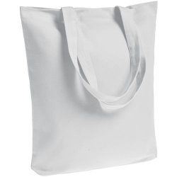 Холщовая сумка PORTO с карманом, белая