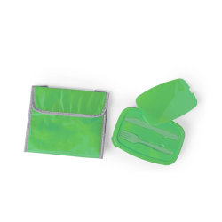 Набор термосумка и ланч-бокс PARLIK, зеленый, 26 x 22 x 18 cm, полиэстер 210D (зеленый)